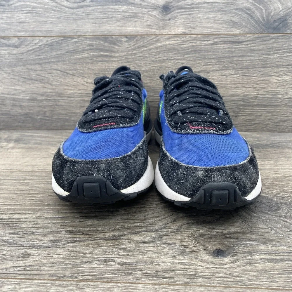 Nike Waffle One Athletic Sneakers Shoes Size 6Y Youth Boy's Blue Volt DV2235-400